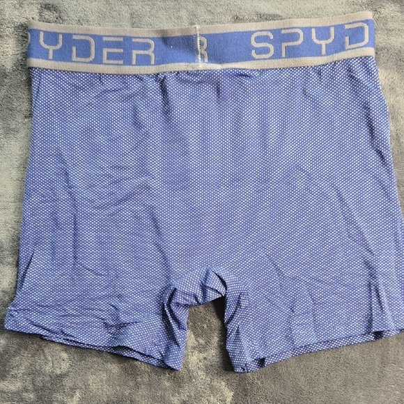 Spyder Blue Boxer Briefs Soft Stretchy Fabric - Picture 4 of 4